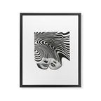 Trip Like I Do b&w Framed Canvas Print Gallery Image 6