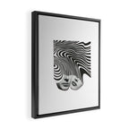 Trip Like I Do b&w Framed Canvas Print Gallery Image 2