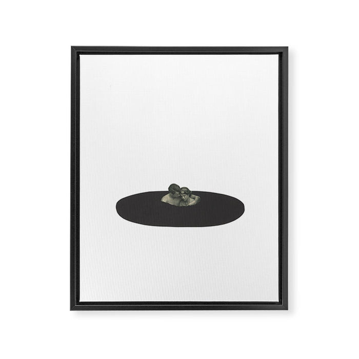 Whirl Pool Framed Canvas Print Gallery Image 1