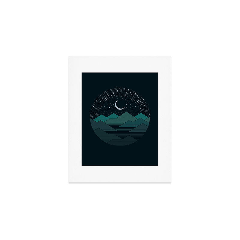 Between The Mountains And The Stars Art Print Gallery Image 1