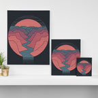 Canyon River Canvas Print Gallery Image 3