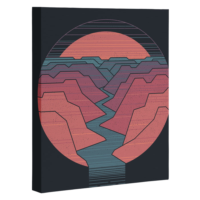 Canyon River Canvas Print Gallery Image 1