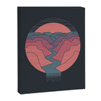 Canyon River Canvas Print Gallery Image 8