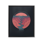 Canyon River Framed Canvas Print Gallery Image 8