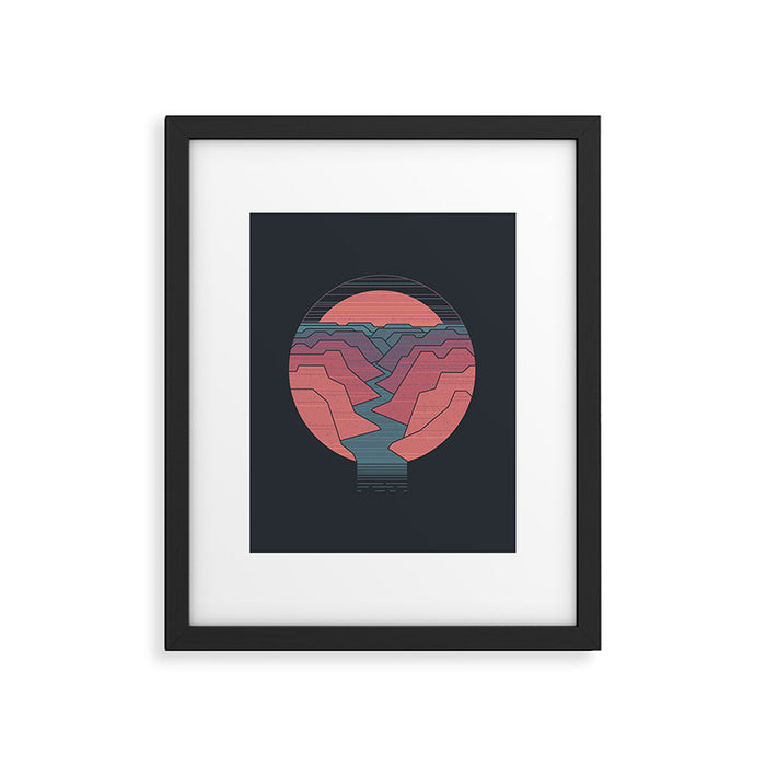 Canyon River Framed Art Print Gallery Image 1