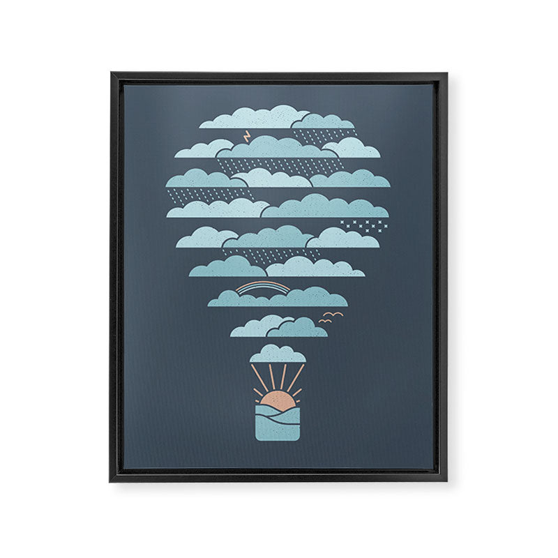 Weather Balloon Framed Canvas Print Gallery Image 6