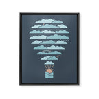 Weather Balloon Framed Canvas Print Gallery Image 6
