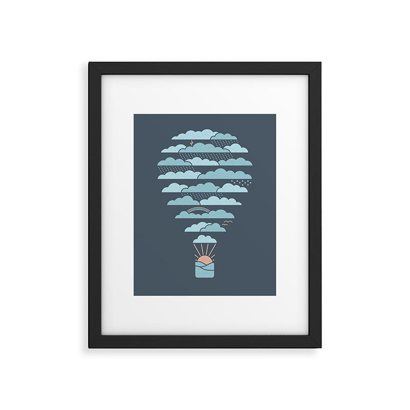 Weather Balloon Framed Art Print Gallery Image 5