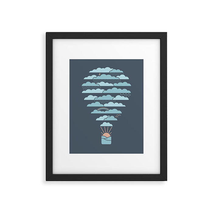 Weather Balloon Framed Art Print Gallery Image 1