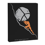One Must Imagine Sisyphus Happy - Illustration - Albert Camus Quote Canvas Print Gallery Image 6