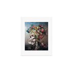 Flower skull Art Print Gallery Image 1