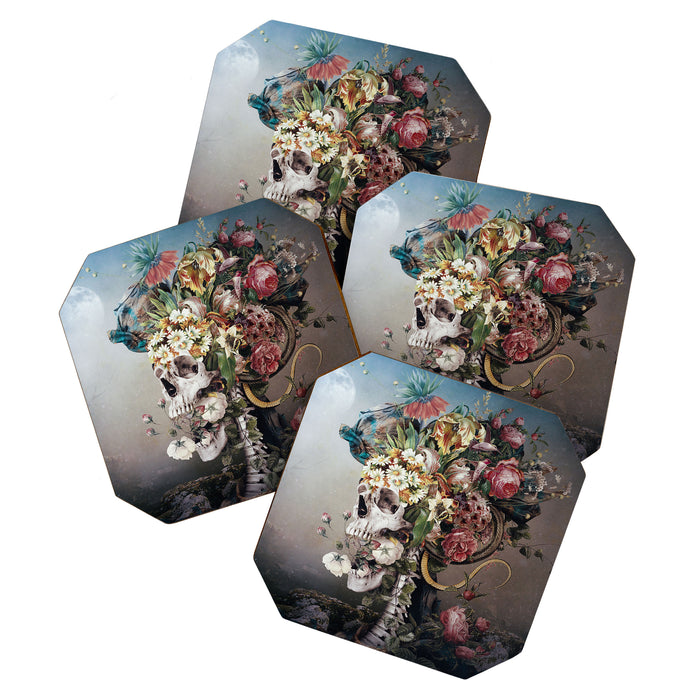 Flower skull Coaster Gallery Image 1