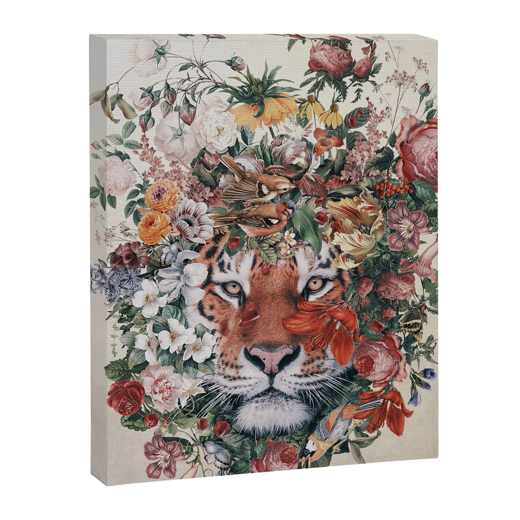 Flower Tiger Canvas Print Gallery Image 6
