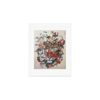 Flower Tiger Art Print Gallery Image 1