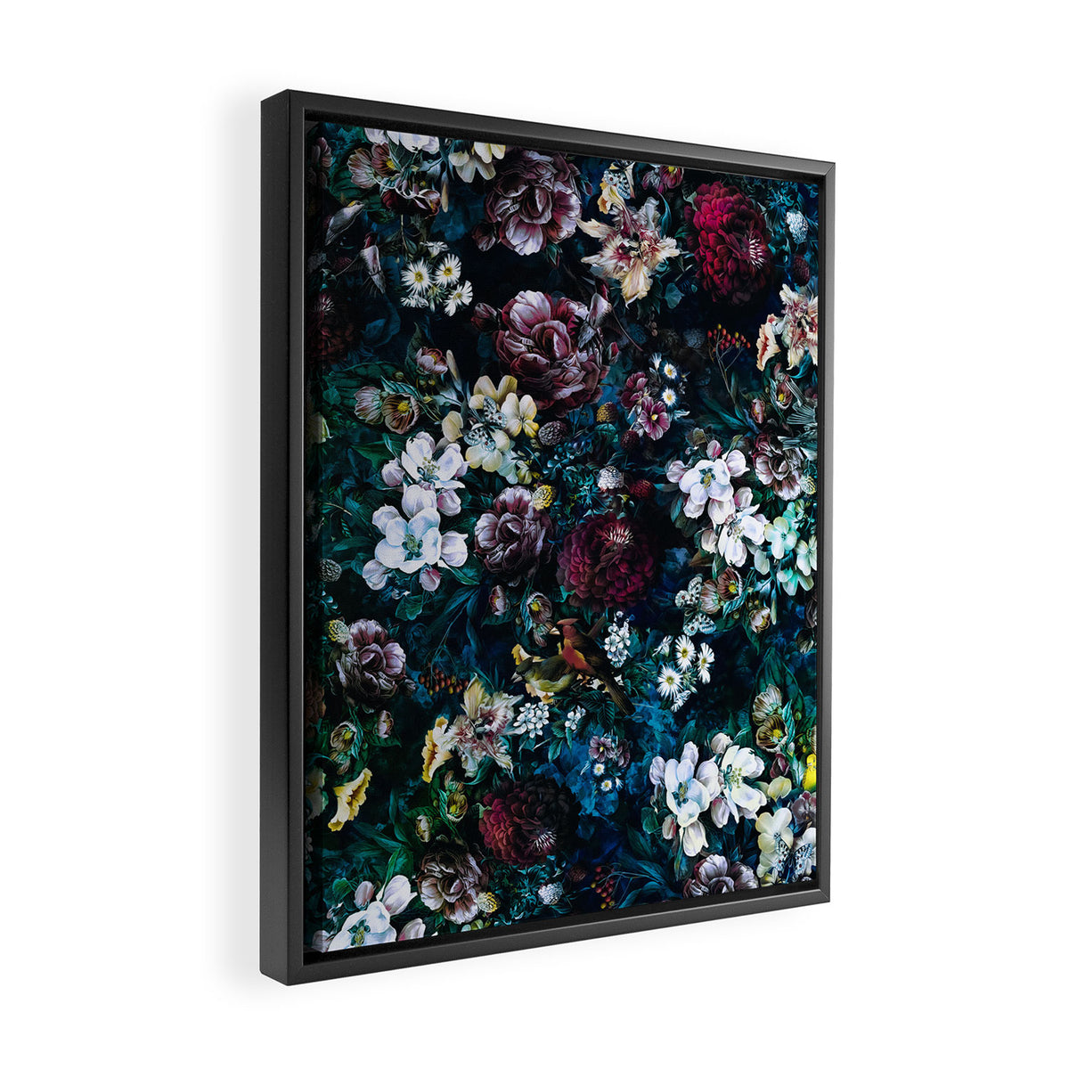 Night Garden 21 Framed Canvas Print Gallery Image 2