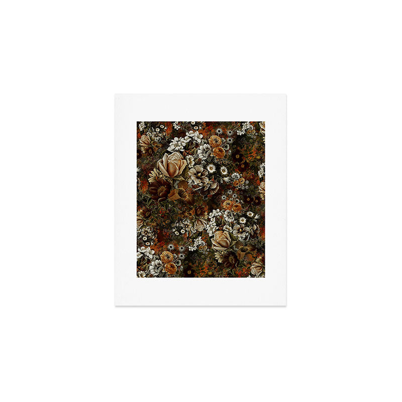 Night Garden Gold Art Print Gallery Image 1