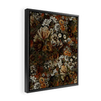 Night Garden Gold Framed Canvas Print Gallery Image 2