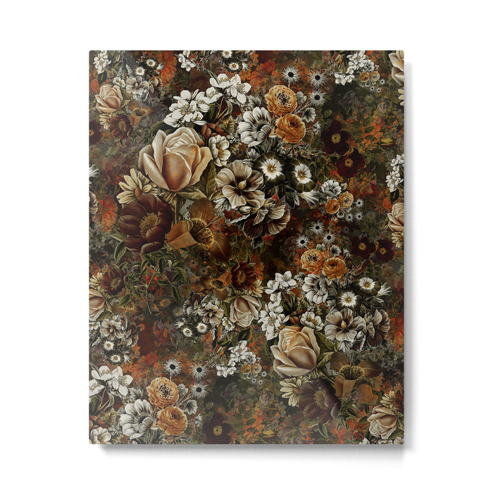 Night Garden Gold Metal Print Gallery Image 1