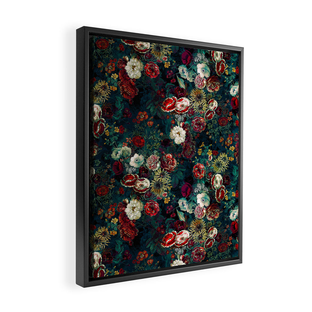 Night Garden Gr Framed Canvas Print Gallery Image 2
