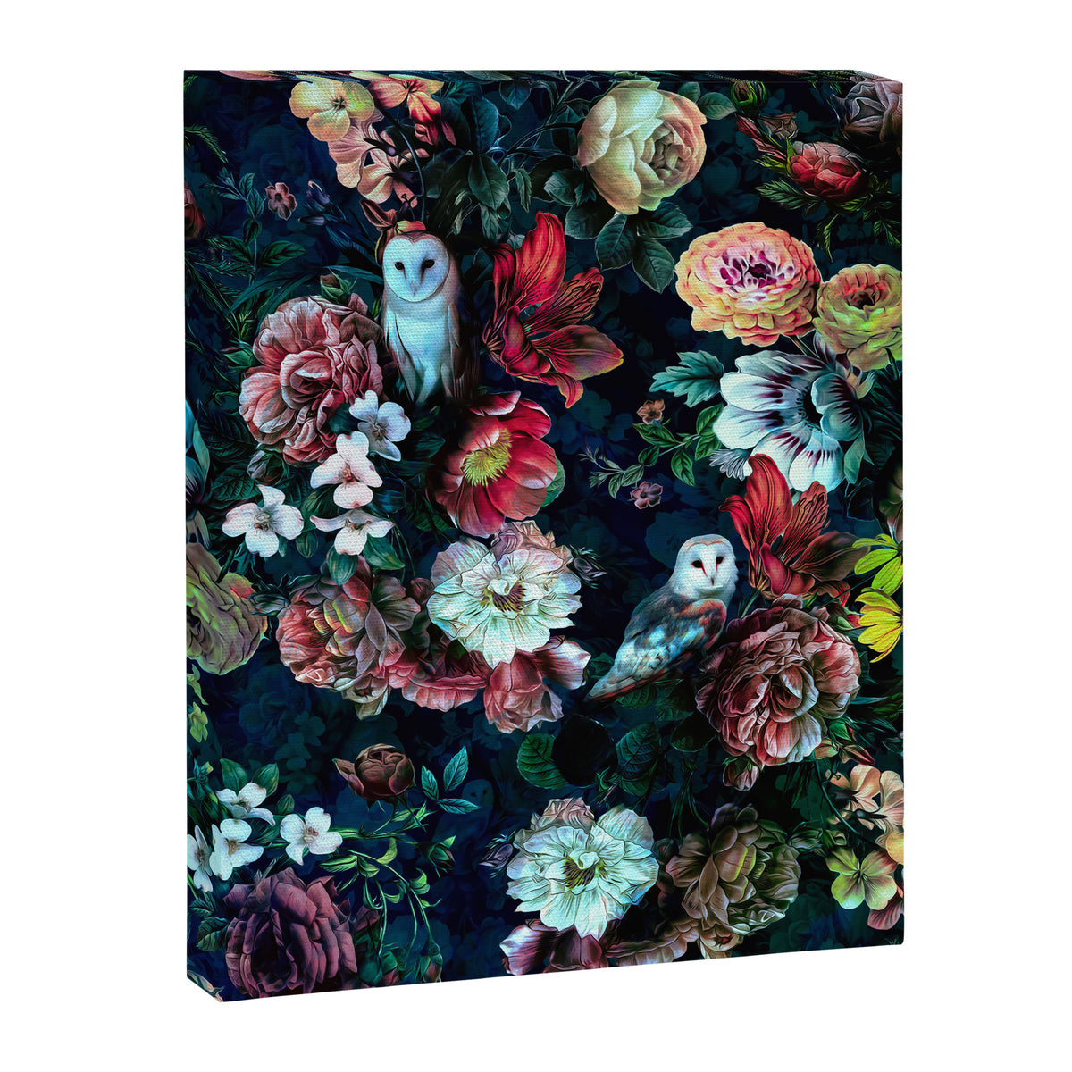 Night Garden Owls Canvas Print Gallery Image 8