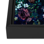 Night Garden Owls Framed Canvas Print Gallery Image 3