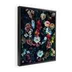 Night Garden Owls Framed Canvas Print Gallery Image 2