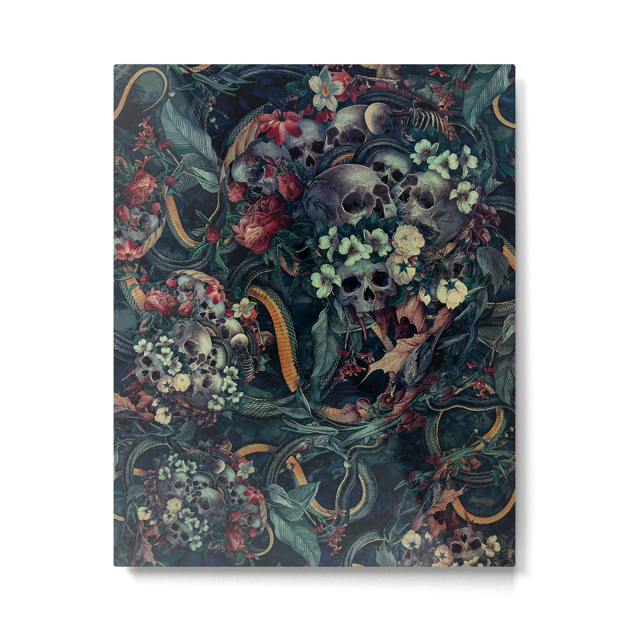 Skulls and Snakes Metal Print Gallery Image 4