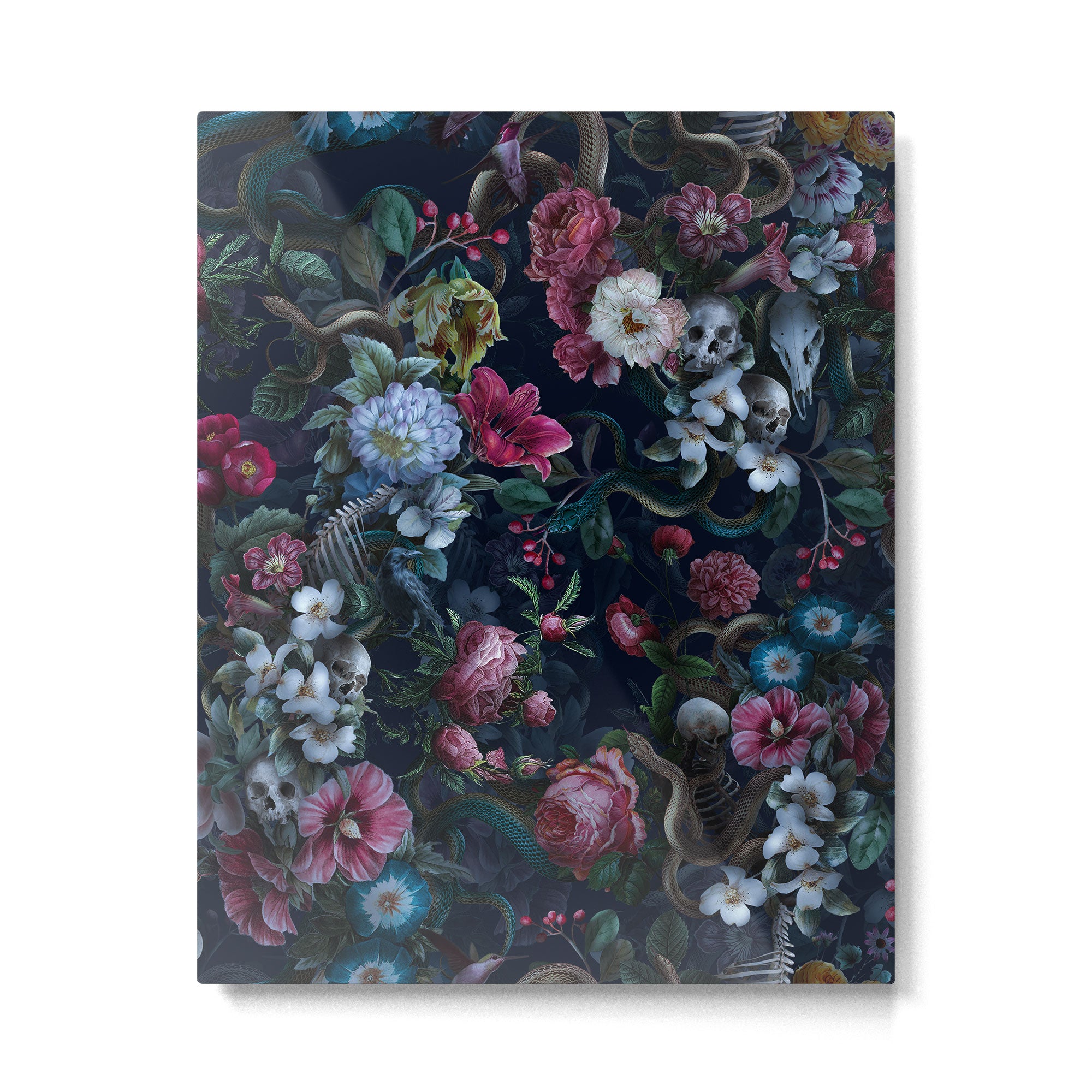 Skulls and Snakes V Metal Print Gallery Image 4