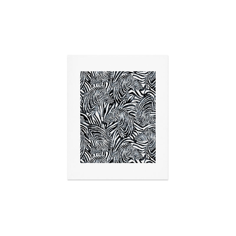 Zebra Art Print Gallery Image 1