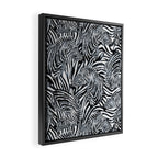 Zebra Framed Canvas Print Gallery Image 2