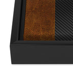 Carbon Leather Mix Framed Canvas Print Gallery Image 3