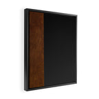 Carbon Leather Mix Framed Canvas Print Gallery Image 2