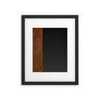 Carbon Leather Mix Framed Art Print Gallery Image 6