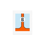 Gulf Le Mans Tribute design Art Print Gallery Image 1