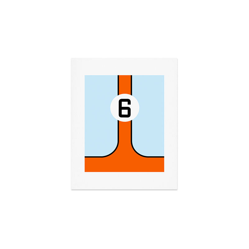 Gulf Le Mans Tribute design Art Print Gallery Image 1