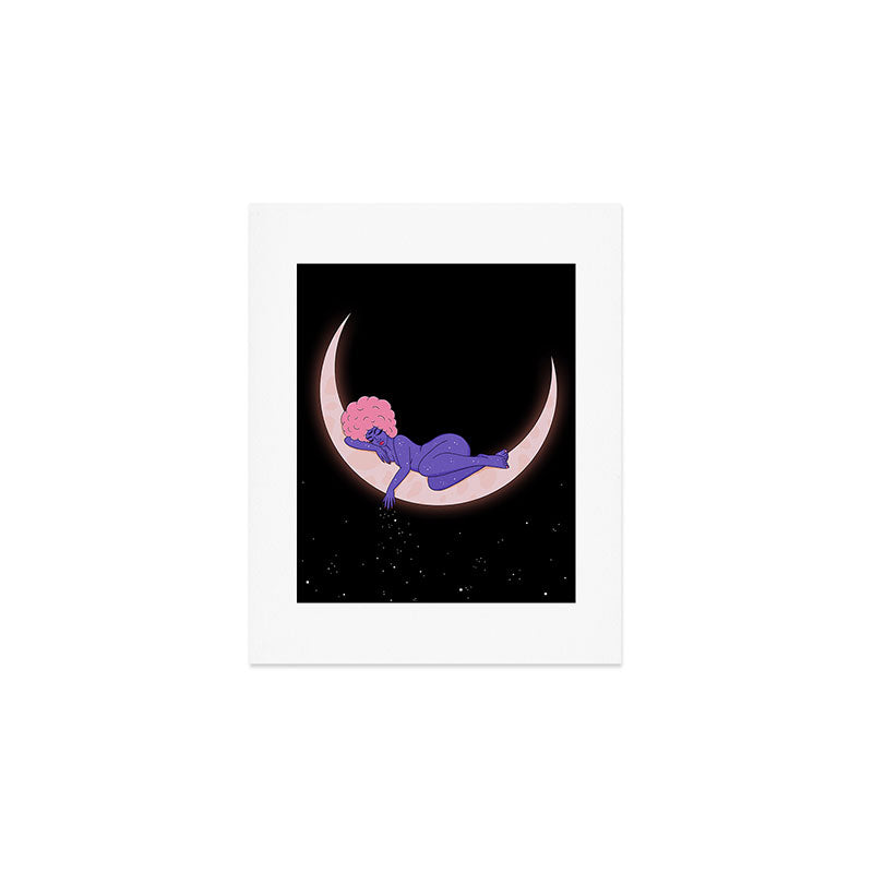 Moon Girl Art Print Gallery Image 1