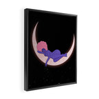Moon Girl Framed Canvas Print Gallery Image 2