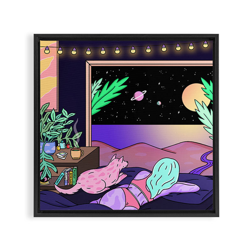 Moonrise Framed Canvas Print Gallery Image 3
