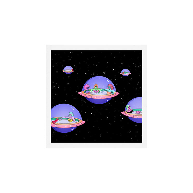 Space Pods Art Print Gallery Image 1