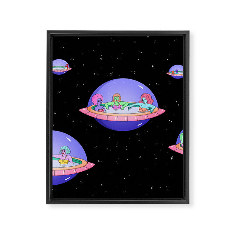 Space Pods Framed Canvas Print Gallery Image 8