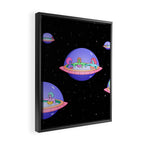 Space Pods Framed Canvas Print Gallery Image 2