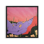 Summer Nap Framed Canvas Print Gallery Image 3