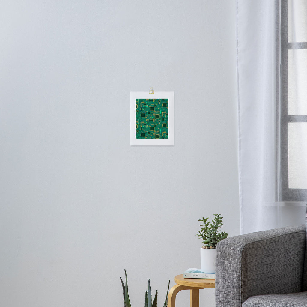 Circuit Board Sync Art Print Gallery Image 3