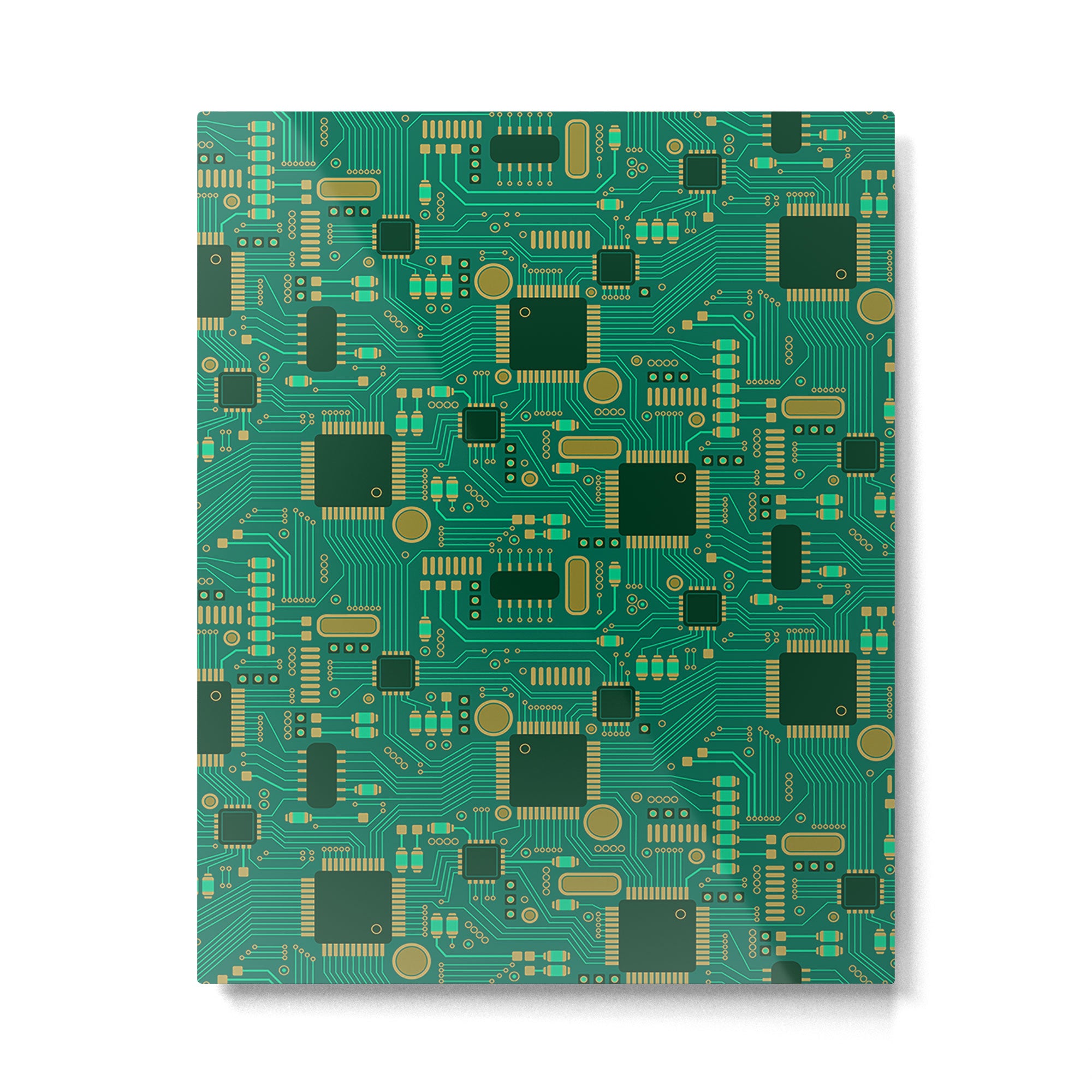 Circuit Board Sync Metal Print Gallery Image 6