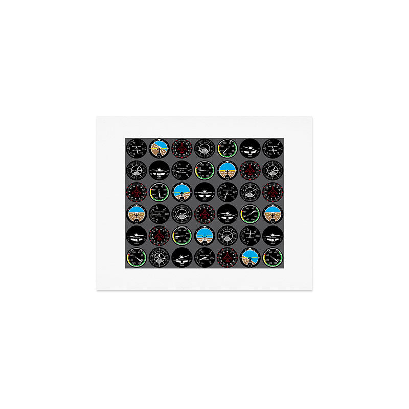 Flight Instruments Art Print Gallery Image 1