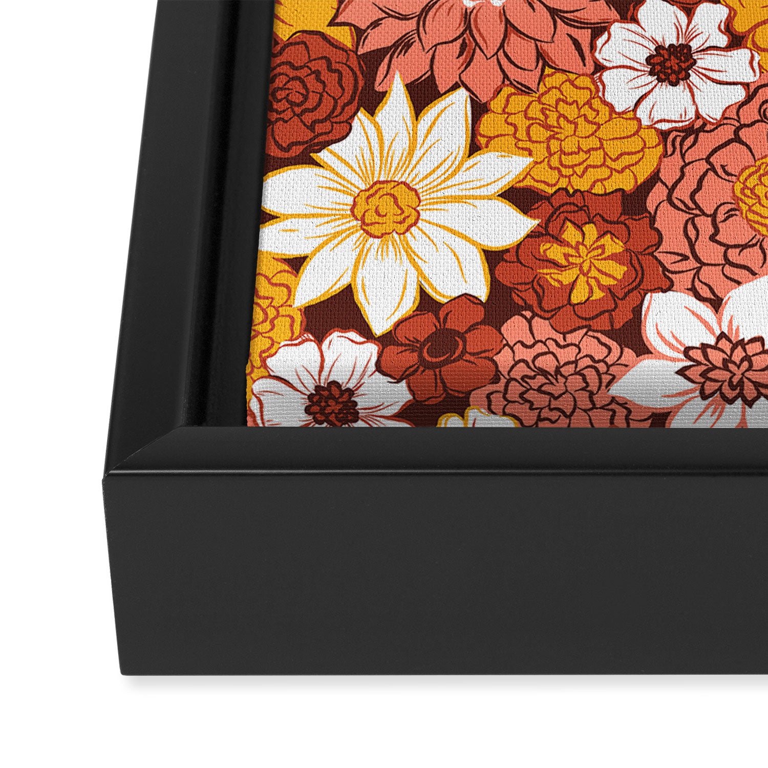 Floral Funk Framed Canvas Print Gallery Image 3