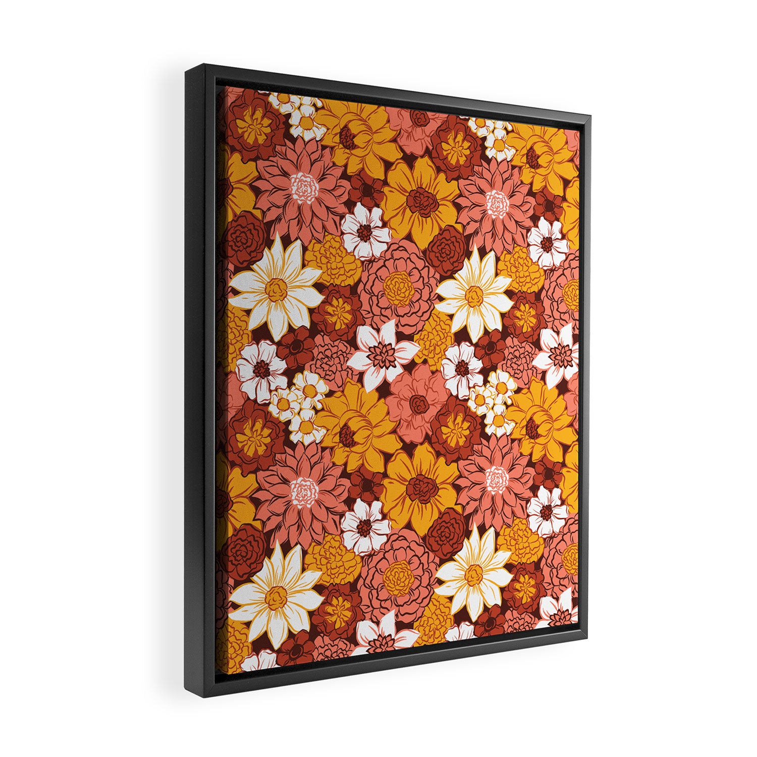 Floral Funk Framed Canvas Print Gallery Image 2