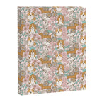 Floral Puppies Canvas Print Gallery Image 8