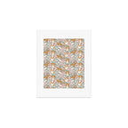 Floral Puppies Art Print Gallery Image 1