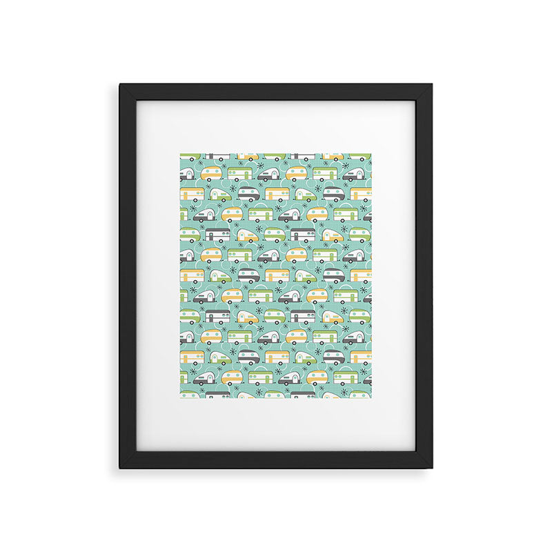Happy Campers Framed Art Print Gallery Image 6